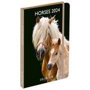 ドレジャー 2024年 ポケットアジェンダダイアリー スケジュール帳 HORSE 競馬