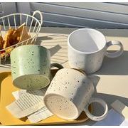 溌墨マグカップ    ins風    陶器    カップ    置物     飾り    撮影道具   シンプル   レ