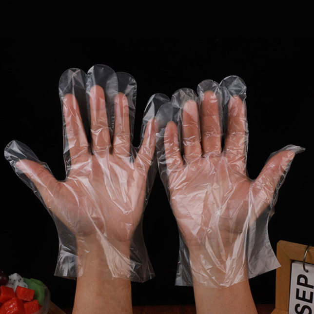 ポリエチレン手袋 透明手袋 使い捨て手袋 クリア 料理 衛生 フリー