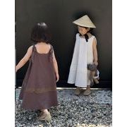 2023夏新作 韓国風子供服 ベビー服 キッズ 女の子 半袖 ワンピース