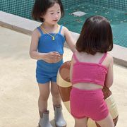 【2023夏】韓国風子供服 キッズ水着 女の子 ベビー 子供用 オールインワン　分体水着