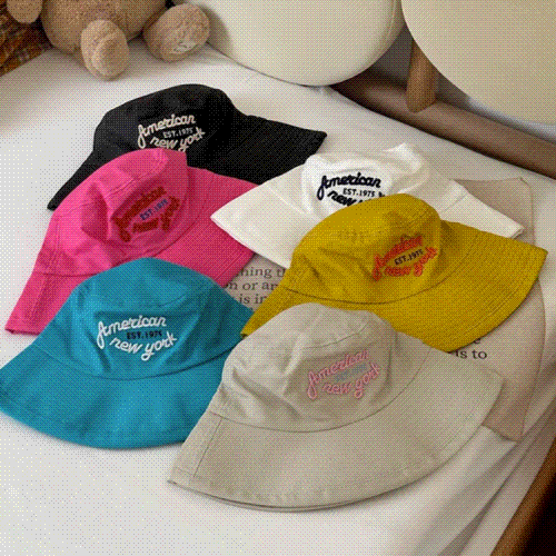 漁夫帽　帽子　バスケットハット　春夏　紫外線対策　折りたたみ　韓国ファッション　刺繍