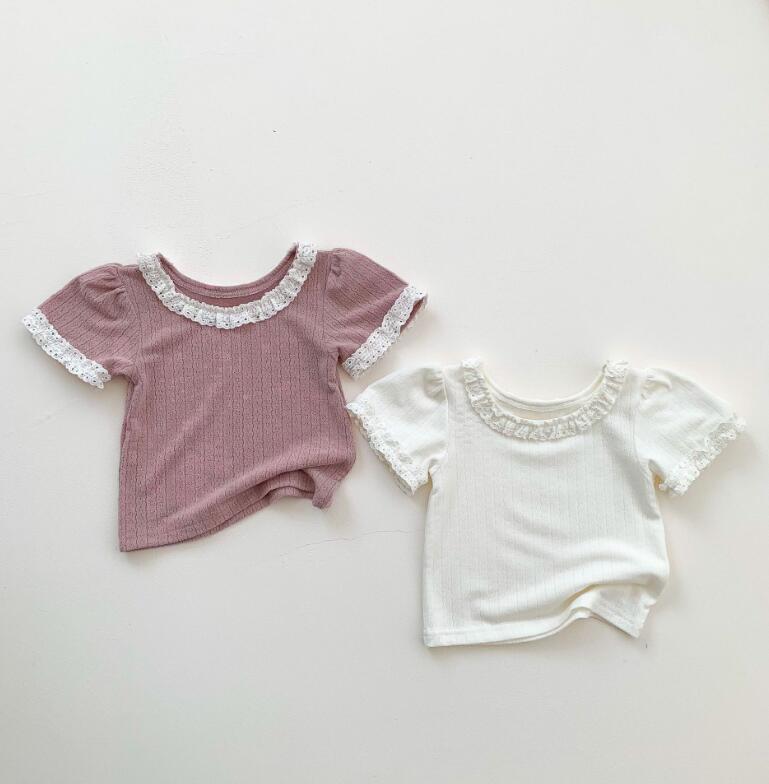 2023 夏新作 赤ちゃん 半袖 Tシャツ 韓国版 上着  夏服 男女兼用 トップス 子供服