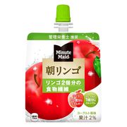 【1・2ケース】ミニッツメイド朝リンゴ 180gパウチ(6本入)