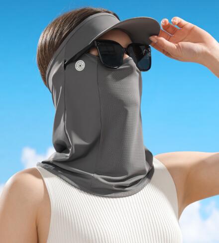 夏マスク ネックウォーマー フェイスマスク 洗える 透湿 紫外線対策 冷感