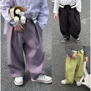 2023 春秋新作  ズボン 男の子 パンツ 韓国版 ゆとりが 男女兼用 ボトムス 子供服