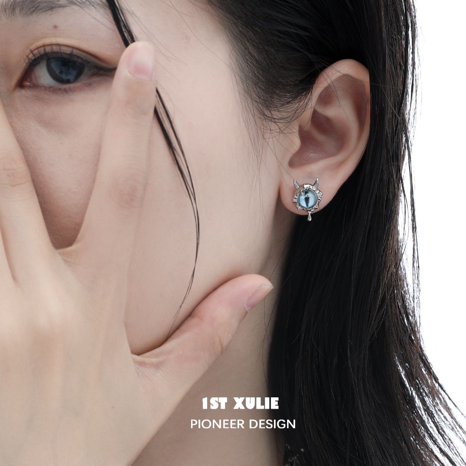 s925 猫の瞳 ピアス 可愛い猫目ピアス 夏のアクセサリー ファッション