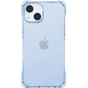 iPhone14/13対応 NEWT 4ホールケース ブルー i36FiJS02