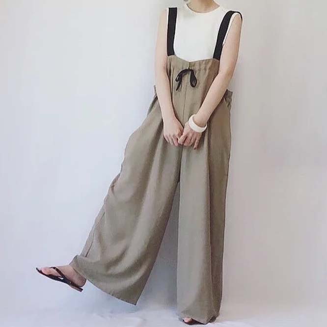 【2023夏新作】韓国風レディース服　夏　オシャレ　サロペットパンツ　オーバーオール　オールインワン