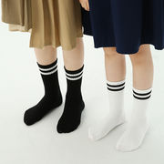 ★Kids Socks★　子供靴下　クルーソックス　無地　スクール風　韓国キッズファッション
