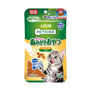 [ライオン商事]PETKISS ネコちゃんの歯みがきおやつ チキン味プチ 14g