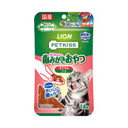 [ライオン商事]PETKISS ネコちゃんの歯みがきおやつ まぐろ味プチ 14g