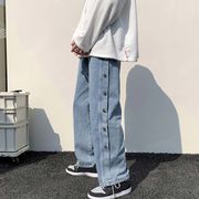 ユニセックス　メンズ　デニムパンツ　ロングパンツ　カジュアル　大きいサイズ　ストリート系 渋谷風☆