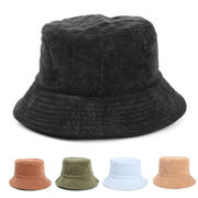 新しい・ファッション・ベルベット・日系・バケツキャップ・暖かく・ファッション帽