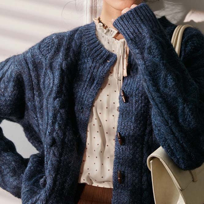 【WY ZRWY】正規品 2023秋新作　韓国風レディース服　カーディガン　ニット　アウター