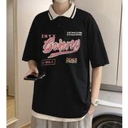 2023春夏新作 メンズ 男 カジュアル 半袖  プリント トップス Tシャツ インナー M-3XL