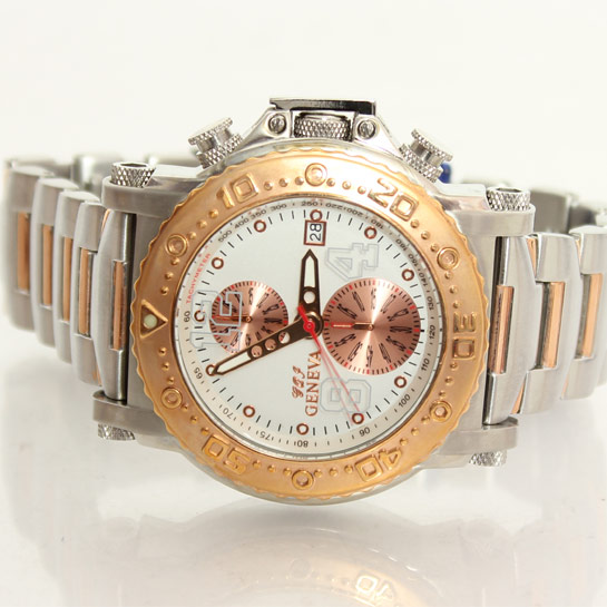 ジェネバ GQI GENEVA メンズ腕時計 10気圧防水 GQ-065 - 腕時計(アナログ)