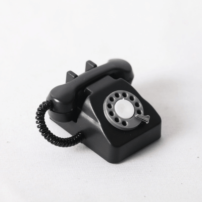 ドールハウス用 ミニチュア道具 フィギュア ぬい撮 おもちゃ 微風景 撮影道具 レトロ 電話 装飾