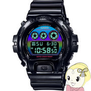 G-SHOCK CASIO カシオ Gショック Virtual Rainbow Gamer's RGB 光沢 ブラック メンズ腕時計 DW-6900RGB