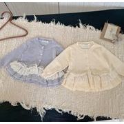 2025 秋新作 韓国風  子供服   ベビー服  トップス  ニット  セーター  カーディガン 2色
