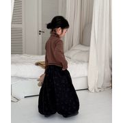 2025 冬新作 韓国風  子供服   ベビー服  ボトムス 花柄 ロングパンツ ズボン  スラックス
