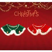 ペット用品 ペットのネックレス  ペット用の首輪 犬服 ニット クリスマス 装飾   ネコ雑貨2色