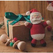 クリスマス    プレゼント おもちゃ 赤ちゃん　知育玩具　baby 子供用品 木製 ベビー用 手握る玩具 3色
