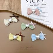 リボン　蝶結び　刺繍アプリッケ　手芸DIY アクセサリー材料　貼り付けパーツ