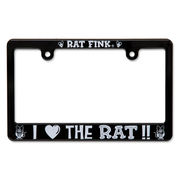 ラットフィンク バイク用 ライセンスフレーム I LOVE THE RAT RATFINK RAF206IL