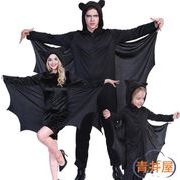 ハロウィン衣装 カップル 大人用 女性用 男性用 メンズ 子供用 吸血鬼 コウモリ コスプレ衣装 コスチューム