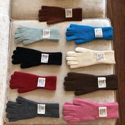 手袋　レディース　韓国ファッション　デザイン　秋冬　スマホ対応　全10色　かわいい