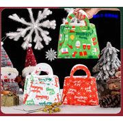 新作　クリスマス　手提げ袋　ギフトポーチ　クリスマス飾り道具　ラッピング　キャンディー袋　4色展開