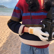 手袋　レディース　韓国ファッション　デザイン　秋冬　全6色　かわいい　 21x11cm