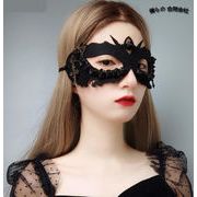 仮面　Halloween　舞踏会　仮装　レディース　仮面装飾　ハロウィン　ファッション　ブラック