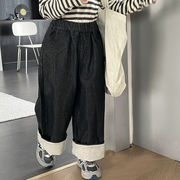 ★Girls&Boys★　子供パンツ　デニムパンツ　ワイドパンツ　韓国キッズファッション