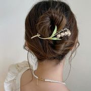 髪飾り 結婚式 花嫁 着物 成人式 卒業式 ヘアクリップ ヘアピン シャワー ヘアクリップ グリッパー