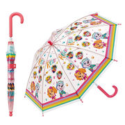 パウパトロール レスキュー 傘 雨具 キッズ ビニール傘 40cm