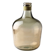 VALENCIA リサイクルガラス カラフェボトル ブラウン 12L【瓶】【花瓶】
