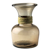 VALENCIA リサイクルガラス フラワーベース libertad ブラウン【花瓶】【ポット】