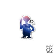 E.T. ダイカットミニステッカー ETシルエット ユニバーサル 映画 エリオット スピルバーグ ET ET-005