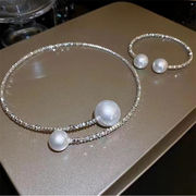 大満足のレビュー多数 INSスタイル ブレスレット ネックレス 気質 真珠 開口首輪 個性 鎖骨鎖 鎖 大人気