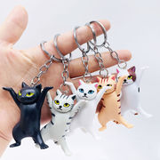 可愛い 猫のキーホルダー   レディース アクセサリー バッグ ペンダント 男女兼用プレゼント 猫の雑貨