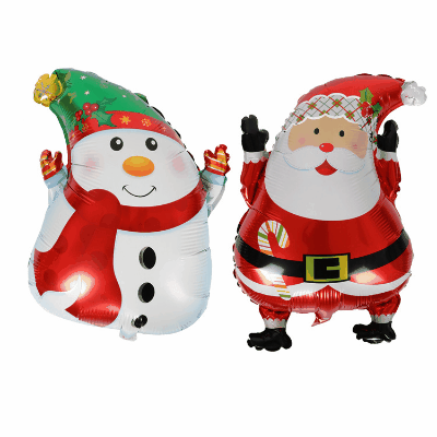 MerryChristmas バルーン クリスマス サンタクロース 雪だるま 風船 撮影素材 イベント パーティー