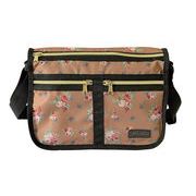 ショルダーバッグ　プチローズ　ブラウン【鞄】【バッグ】【花柄】【バラ】