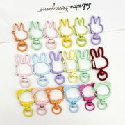 新入荷 キーホルダー金具 ハンドメイド キーリング アクセサリー DIY 手芸用品 基礎金具