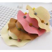 子供の帽子女性の夏の日焼け止めビーチ帽子太陽の帽子わらの太陽の帽子盆地の帽子赤ちゃんの漁師の帽子
