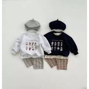 2023 秋冬新作 ファッション 乳幼児 韓国版 上着 ins Tシャツ 男女兼用 トップス 子供服