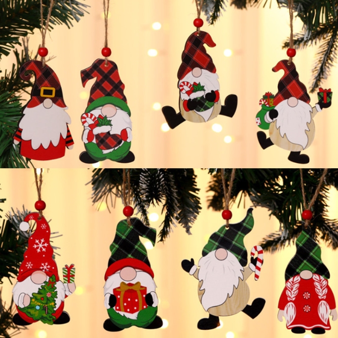 部屋飾り クリスマスグッズ クリスマスアクセサリー クリスマス飾り 木製チャーム クリスマス用品