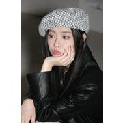 ★3色★　ベレー帽　小顔ハット　ビンテージハット　韓国デイリーファッション