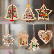 木製チャーム クリスマス 飾り オーナメント ツリー飾り デコレーション 装飾 クリスマスプレゼント